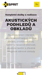 Mobile Screenshot of esprit-pha.cz
